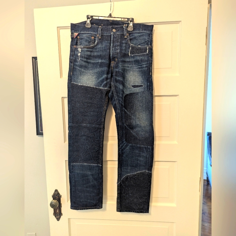 Ralph Lauren Denim & Supply Patchwork Jeans